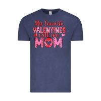 Vintage Denim my favorite valentine call me mom Vintage Tee - texasbilliewilder