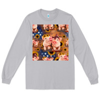 Moon Dust american pigs seamless pattern Long Sleeve Tee - HRA Design Shop