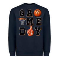Navy basketball game day Heavyweight Sweatshirt - MaliasSmallBusiness