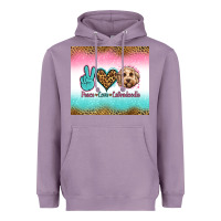 Lavender peace love labradoodle Heavyweight Hoodie - Jasminsmagicworld
