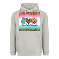 Moon Dust peace love labradoodle Heavyweight Hoodie - Jasminsmagicworld