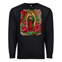 Black our lady of guadalupe christmas Premium Sweatshirt - Jasminsmagicworld