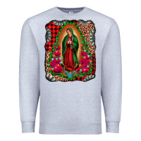 Heather Grey our lady of guadalupe christmas Premium Sweatshirt - Jasminsmagicworld