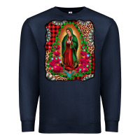 Navy our lady of guadalupe christmas Premium Sweatshirt - Jasminsmagicworld