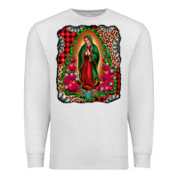 Oatmeal Heather our lady of guadalupe christmas Premium Sweatshirt - Jasminsmagicworld