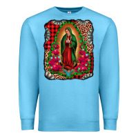 Ocean Blue our lady of guadalupe christmas Premium Sweatshirt - Jasminsmagicworld