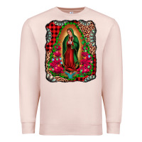Pale Pink our lady of guadalupe christmas Premium Sweatshirt - Jasminsmagicworld