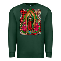 Sports Green our lady of guadalupe christmas Premium Sweatshirt - Jasminsmagicworld