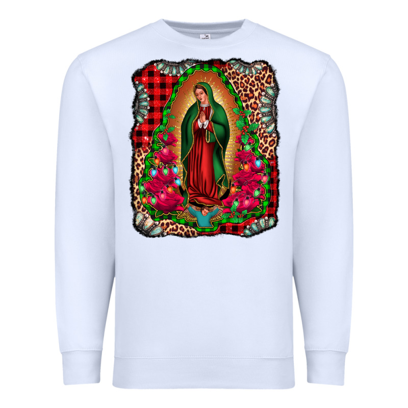 Our Lady Of Guadalupe Christmas Premium Sweatshirt by Jasminsmagicworld | Teevron