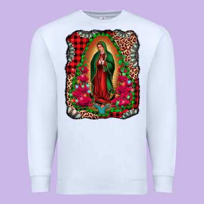 Our Lady Of Guadalupe Christmas Premium Sweatshirt Designed By Jasminsmagicworld