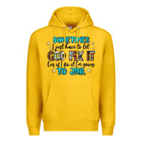 Lemon sometimes i just have to let god fix it cus if i f Premium Hoodie - MaliasSmallBusiness