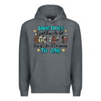 Rock sometimes i just have to let god fix it cus if i f Premium Hoodie - MaliasSmallBusiness