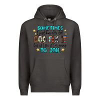 Smoke sometimes i just have to let god fix it cus if i f Premium Hoodie - MaliasSmallBusiness
