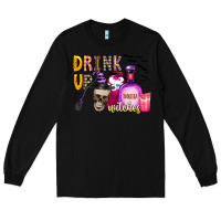Black drink up witches Long Sleeve Tee - CowhideDigitalArt