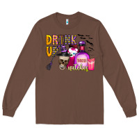 Chestnut drink up witches Long Sleeve Tee - CowhideDigitalArt