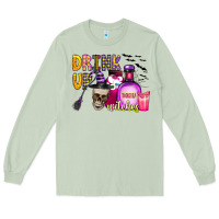 Matcha drink up witches Long Sleeve Tee - CowhideDigitalArt