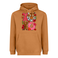 Meerkat xoxo with tiger Heavyweight Hoodie - NancyCooperArtShop