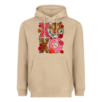 Mushroom xoxo with tiger Heavyweight Hoodie - NancyCooperArtShop