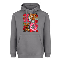 Storm xoxo with tiger Heavyweight Hoodie - NancyCooperArtShop