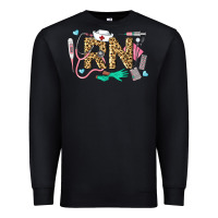 Black Western Registered Nurse Premium Sweatshirt - LillyAllenDesigns