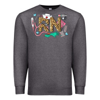 Charcoal Heather Western Registered Nurse Premium Sweatshirt - LillyAllenDesigns