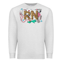 Oatmeal Heather Western Registered Nurse Premium Sweatshirt - LillyAllenDesigns