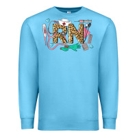 Ocean Blue Western Registered Nurse Premium Sweatshirt - LillyAllenDesigns