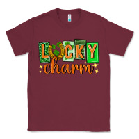 Burgundy Lucky charm st. patricks day Classic Tee - Neo Western