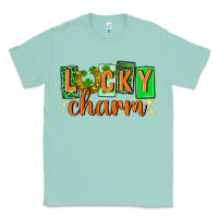 Seafoam Lucky charm st. patricks day Classic Tee - Neo Western