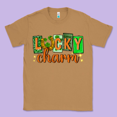 Lucky Charm St. Patricks Day Classic Tee Designed By Neo Western