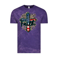 Cloud Purple faith usa Vintage Tee - Zillion Design Studio