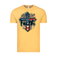 Vintage Mustard faith usa Vintage Tee - Zillion Design Studio