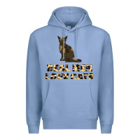 Colony Blue Real Men Love Cats Premium Hoodie - Bettercallsaul
