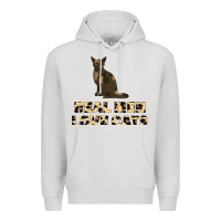 Dove Grey Real Men Love Cats Premium Hoodie - Bettercallsaul