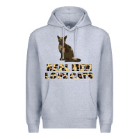 Heather Grey Real Men Love Cats Premium Hoodie - Bettercallsaul
