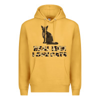 Mustard Real Men Love Cats Premium Hoodie - Bettercallsaul