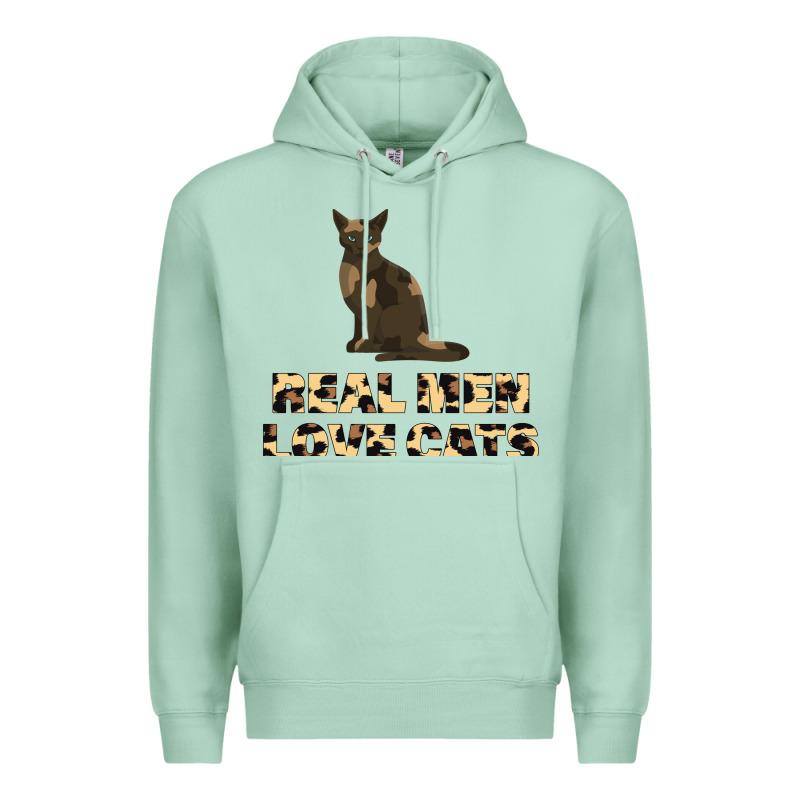 Real Men Love Cats Premium Hoodie by Bettercallsaul | Teevron