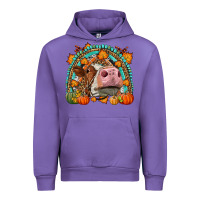 Tulip Fall Cow Rainbow Urban Hoodie - LillyAllenDesigns