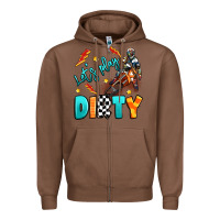Chestnut let's play dirty Zipper Hoodie - Artiststas
