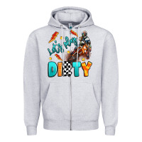 Heather Grey let's play dirty Zipper Hoodie - Artiststas