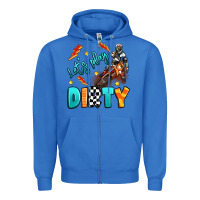 True Royal let's play dirty Zipper Hoodie - Artiststas