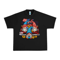Black 4th of july gnomes farm truck Urban Heavy Tee - Zillion Design Studio