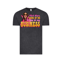 Vintage Black afro black boss lady Vintage Tee - texasbilliewilder