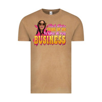 Vintage Camel afro black boss lady Vintage Tee - texasbilliewilder