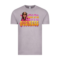 Vintage Zinc afro black boss lady Vintage Tee - texasbilliewilder