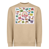 Mushroom teacher daily affirmations Heavyweight Sweatshirt - MaliasSmallBusiness
