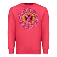 Cardinal cancer ribbon sunflower Premium Sweatshirt - NancyCooperArtShop