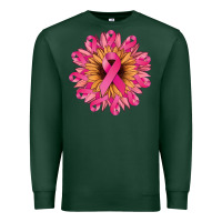 Sports Green cancer ribbon sunflower Premium Sweatshirt - NancyCooperArtShop