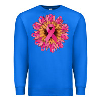 True Royal cancer ribbon sunflower Premium Sweatshirt - NancyCooperArtShop