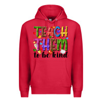 Cardinal teach them to be kind Premium Hoodie - NancyCooperArtShop